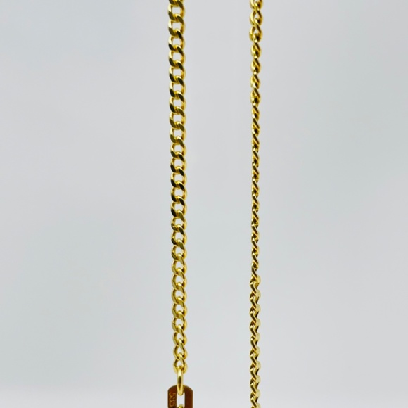 22inch,14k Gold Curb Chain Necklace - Picture 9 of 17